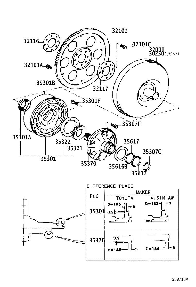 32000-32150 CONVERTER ASSY, TORQUE product image