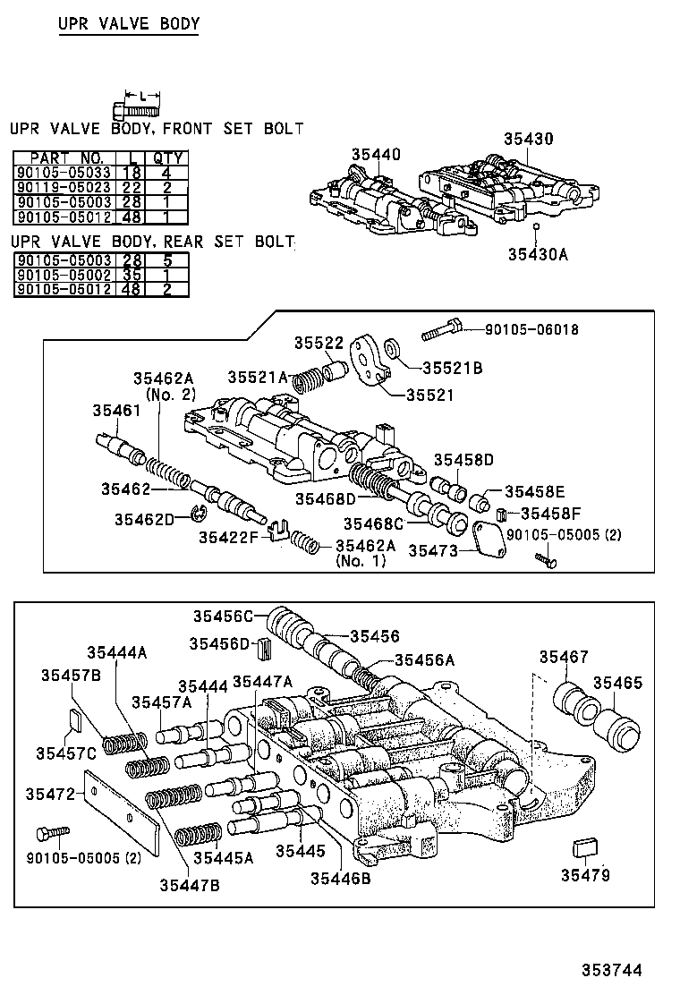 35432-26220 PLATE, VALVE BODY, NO.1 product image