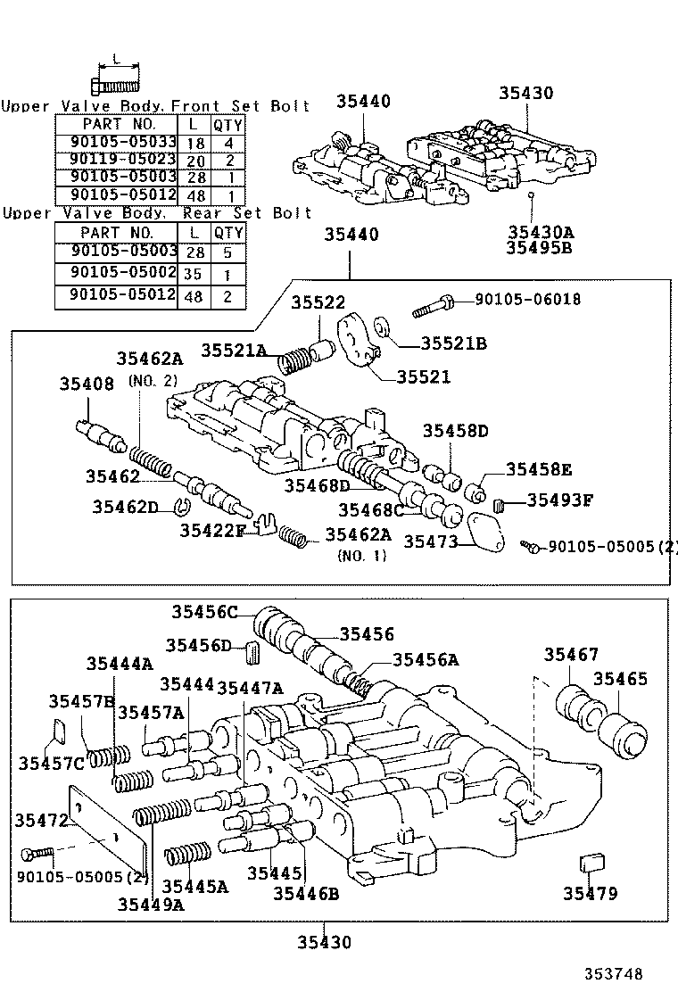 35432-26050 PLATE, VALVE BODY, NO.1 product image