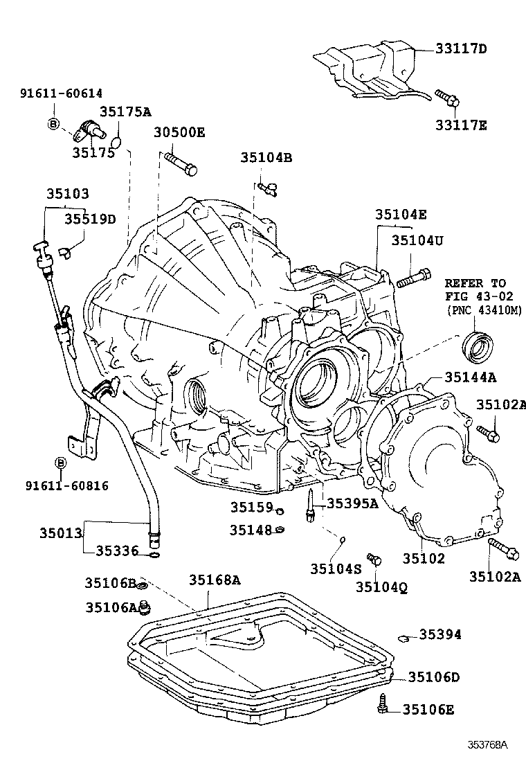 35103-02060 GAGE SUB-ASSY, TRANSMISSION OIL LEVEL product image