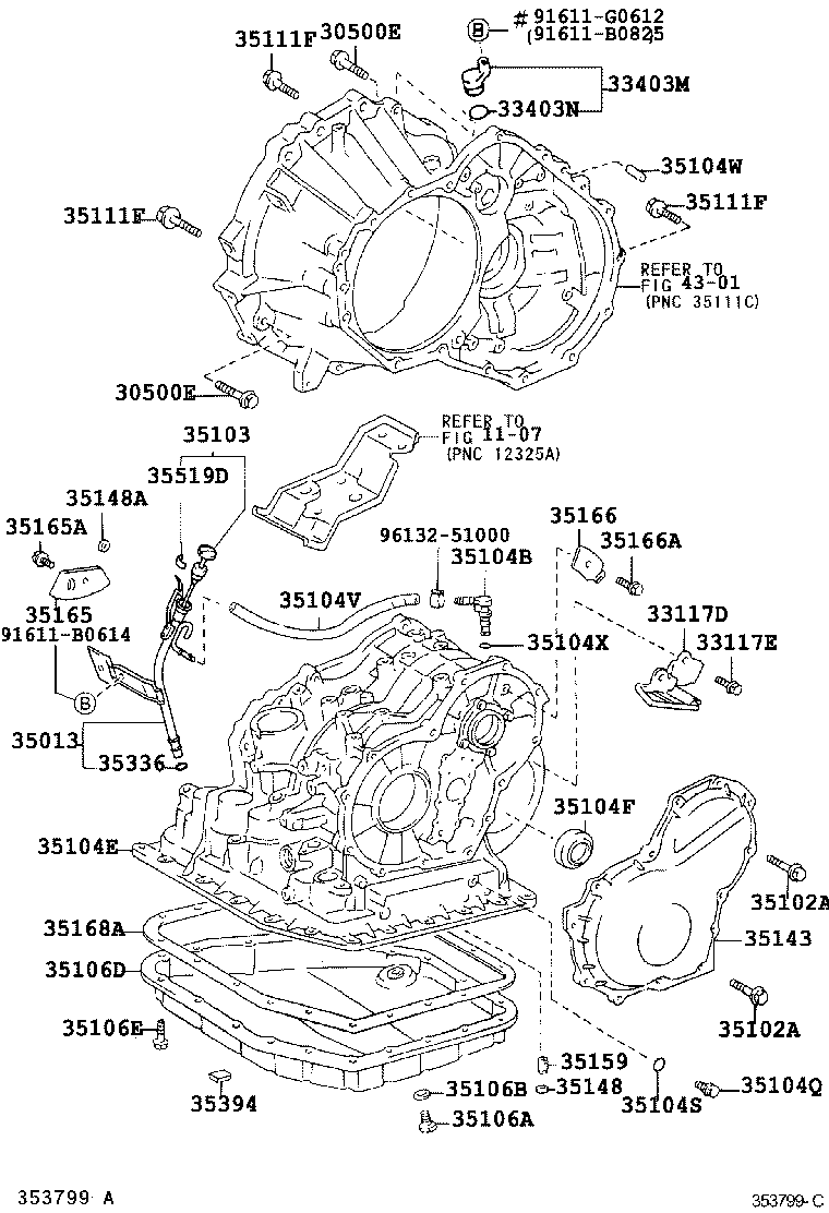 Toyota 33117-12050 PROTECTOR, AUTOMATIC TRANSMISSION CASE