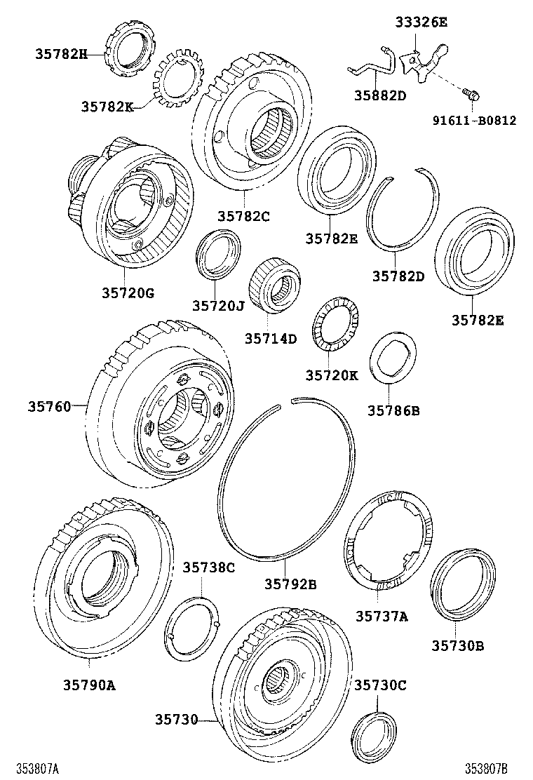 35720-28080 GEAR ASSY, FRONT PLANETARY product image