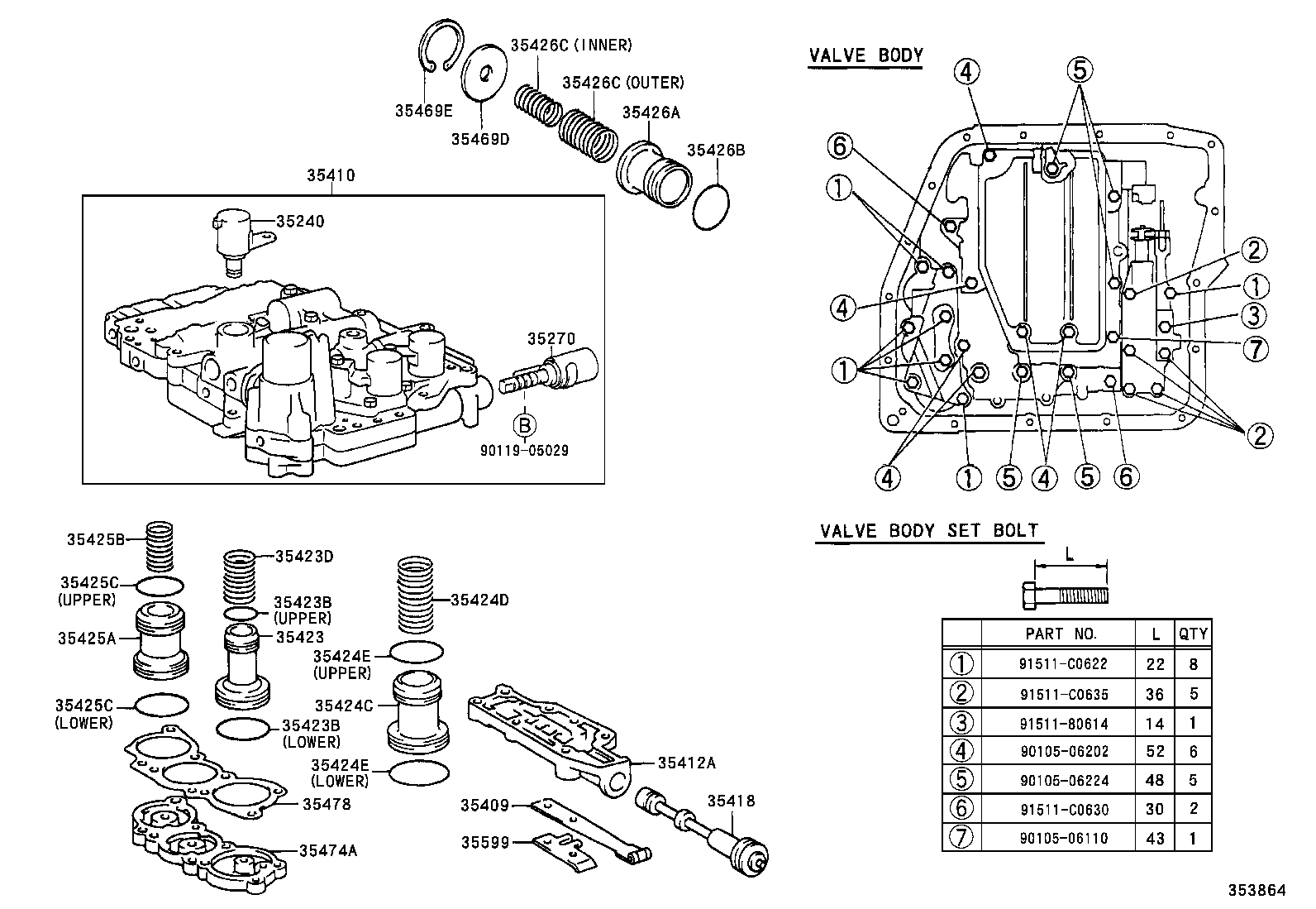 90501-23139 SPRING, COMPRESSION (FOR B-2 ACCMULATOR PISTON) product image