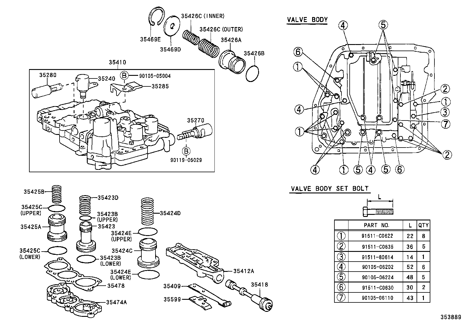 35410-41020 BODY ASSY, TRANSMISSION VALVE product image