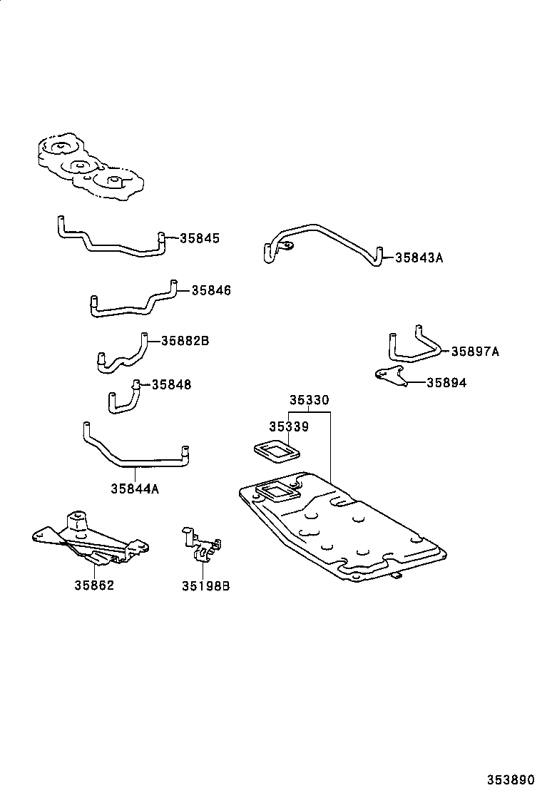35410-41020 BODY ASSY, TRANSMISSION VALVE product image