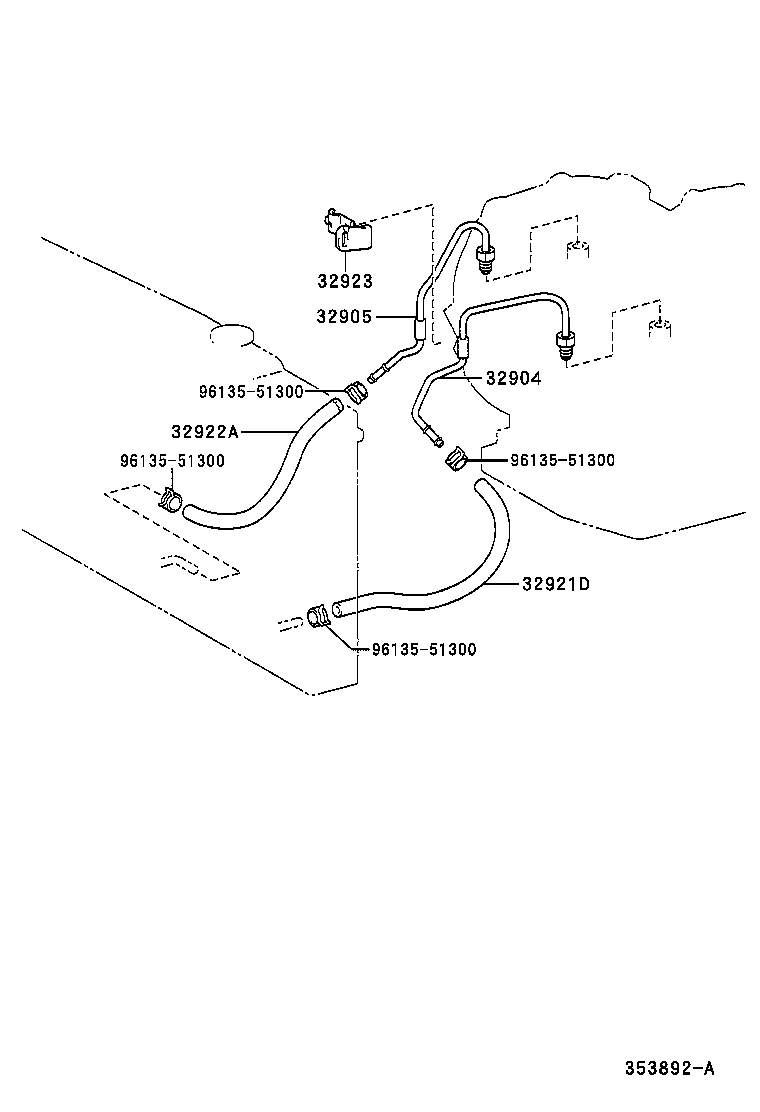32941-52010 HOSE(FOR OIL COOLER INLET) product image