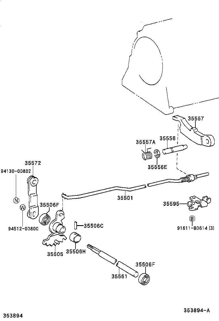35523-35230 CLAMP, THROTTLE CABLE, NO.2 product image