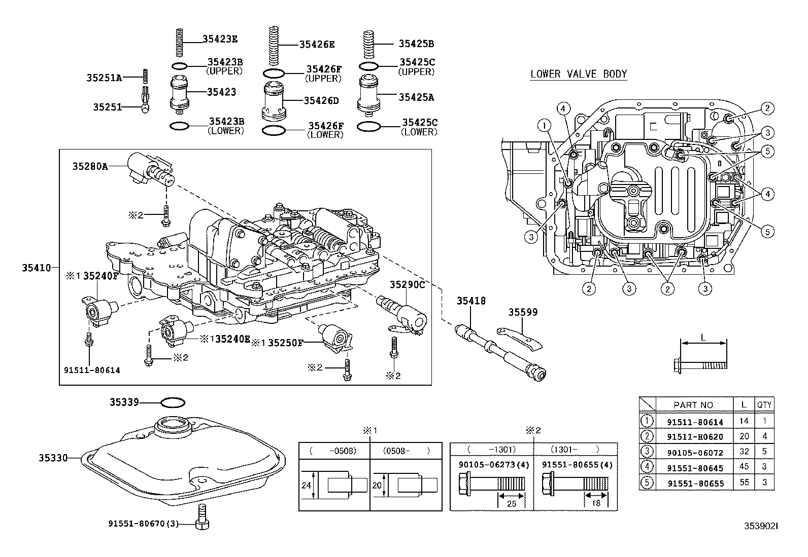 35410-52270 BODY ASSY, TRANSMISSION VALVE product image