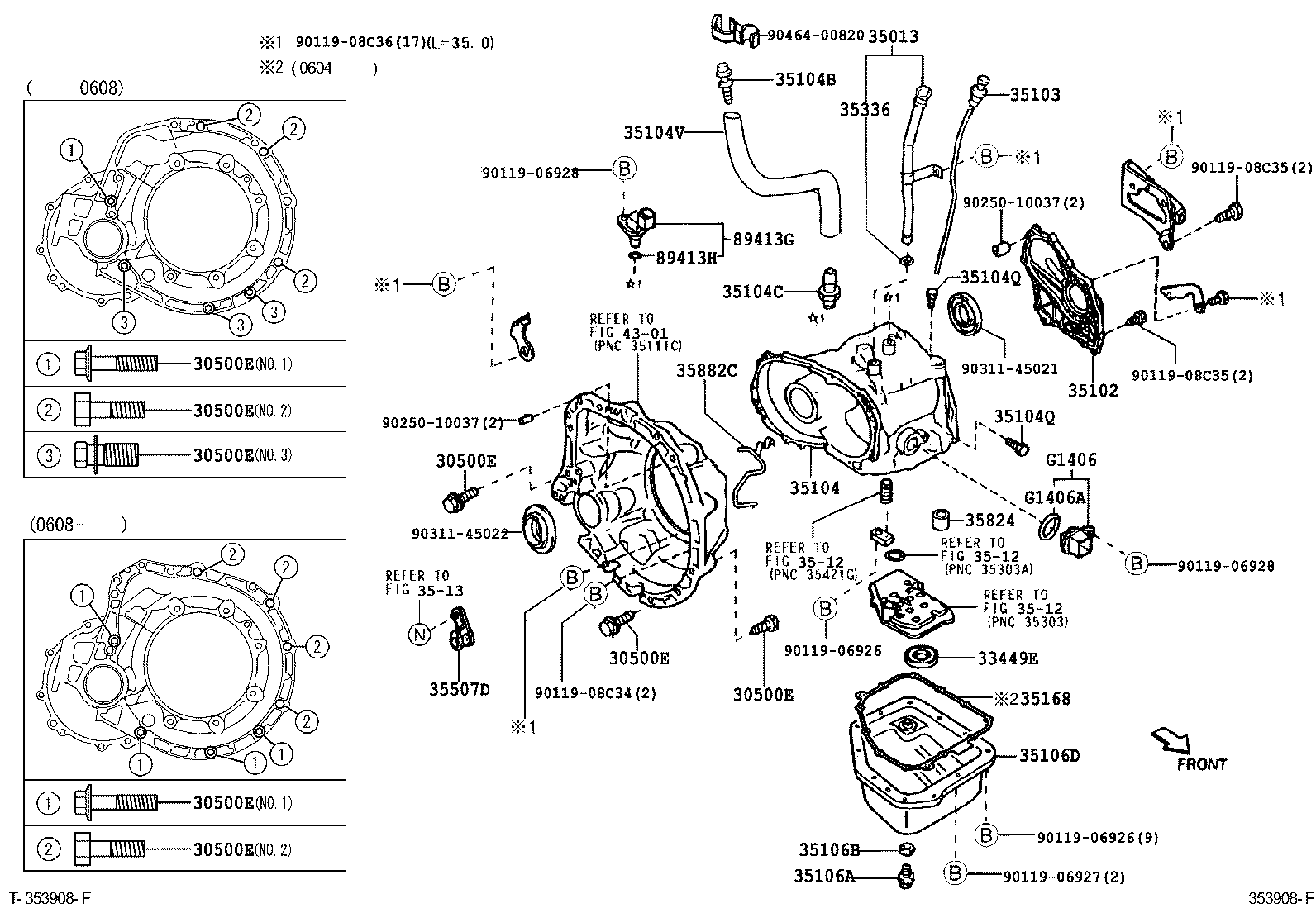 35013-0D021 TUBE SUB-ASSY, TRANSMISSION OIL FILLER product image