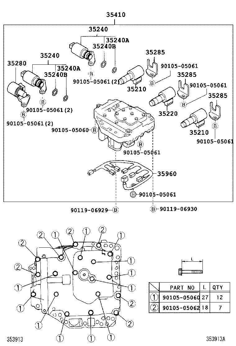 35210-52010 SOLENOID ASSY, CLUTCH CONTROL, NO.1 product image