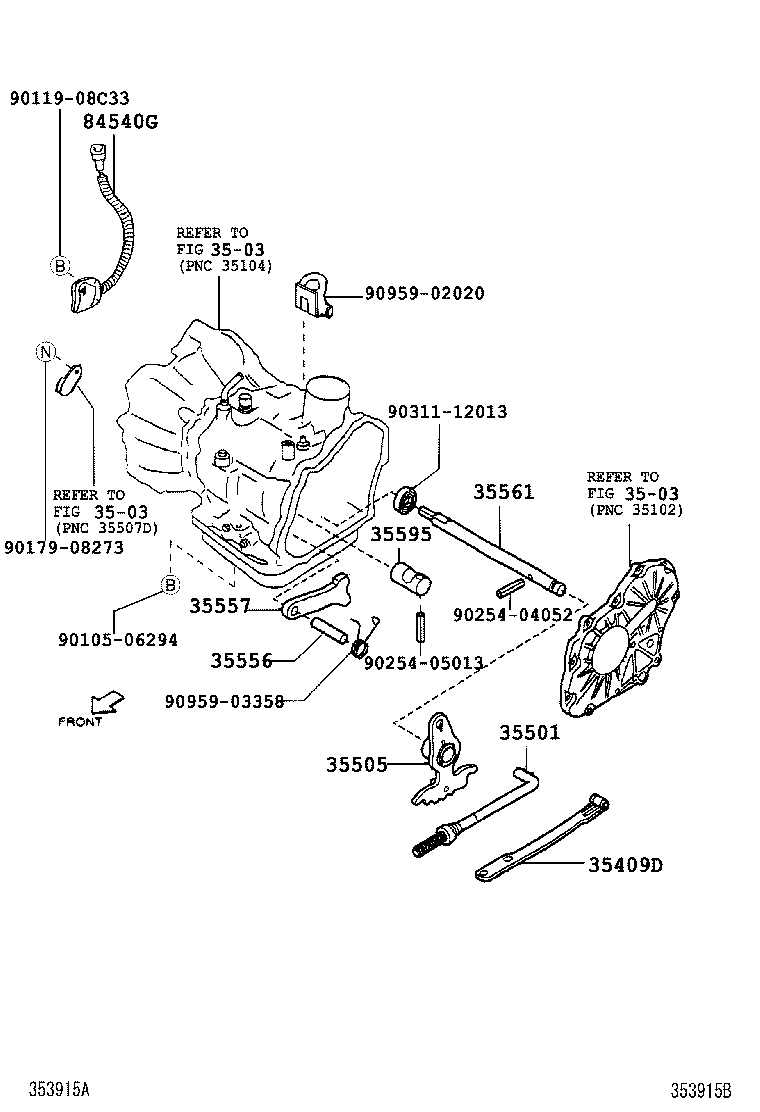 35409-52030 SPRING SUB-ASSY, MANUAL DETENT product image