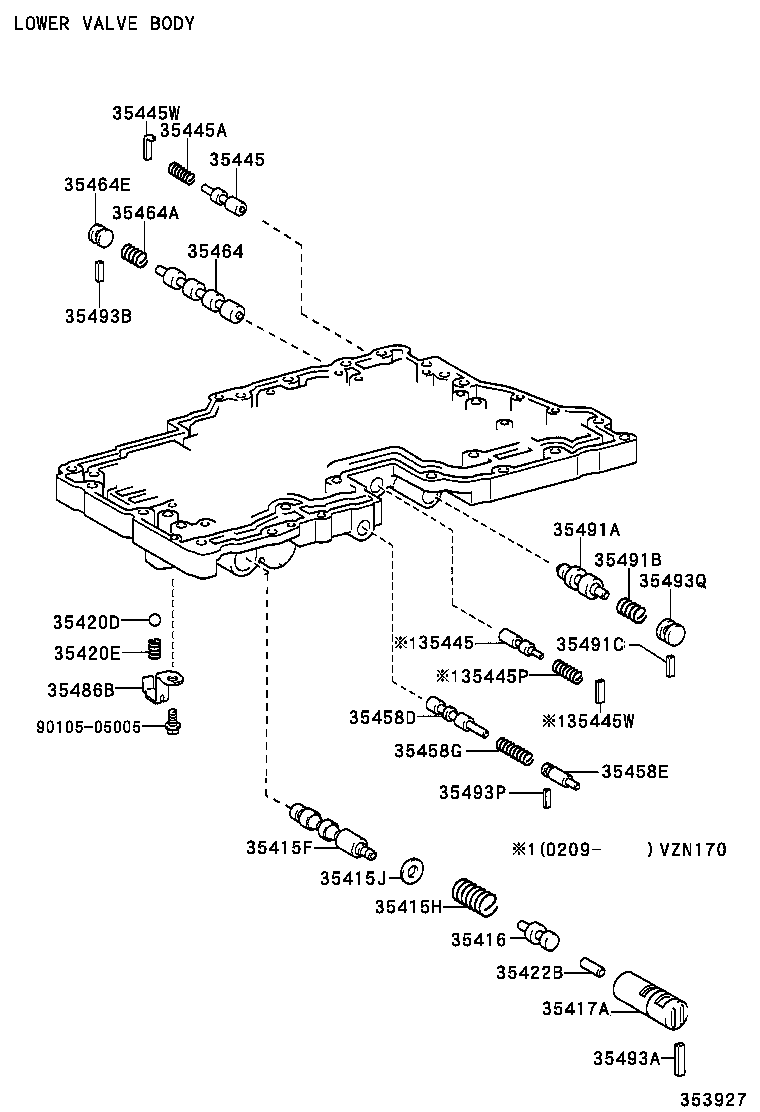 35410-35331 BODY ASSY, TRANSMISSION VALVE product image
