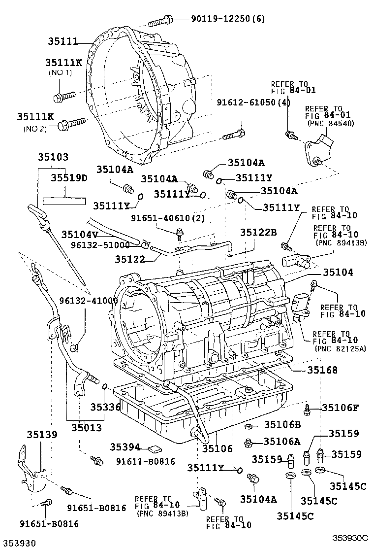 35013-60160 TUBE SUB-ASSY, TRANSMISSION OIL FILLER product image