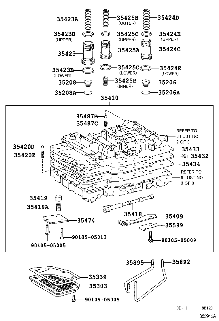 90501-28025 SPRING, COMPRESSION (FOR B-2 ACCUMULATOR PISTON) product image