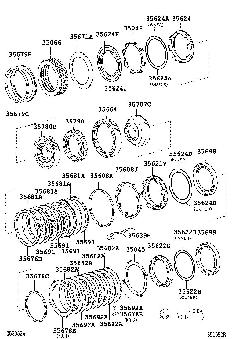 35719-60040 GEAR, REAR PLANETARY SUN product image