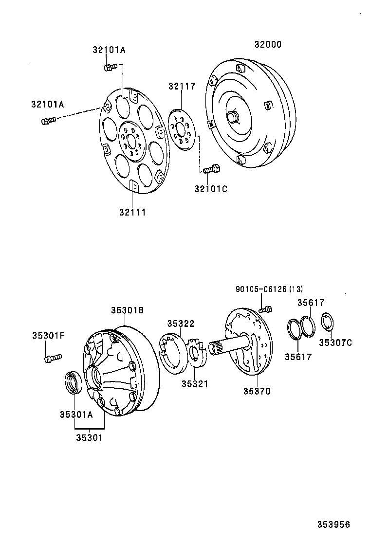 32000-35210 CONVERTER ASSY, TORQUE product image