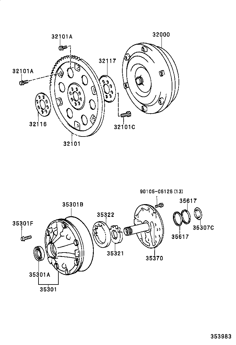 32000-35190 CONVERTER ASSY, TORQUE product image