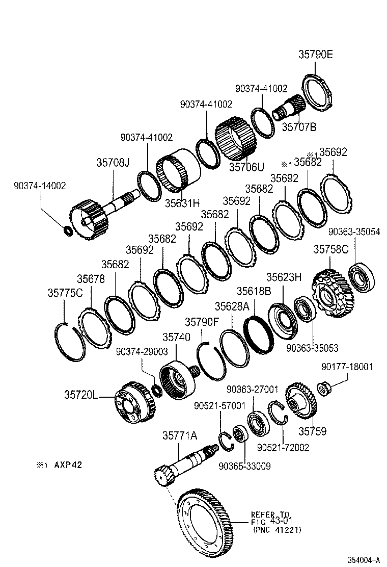 35618-52011 SPRING, 1ST & REVS BRAKE PISTON RETURN product image