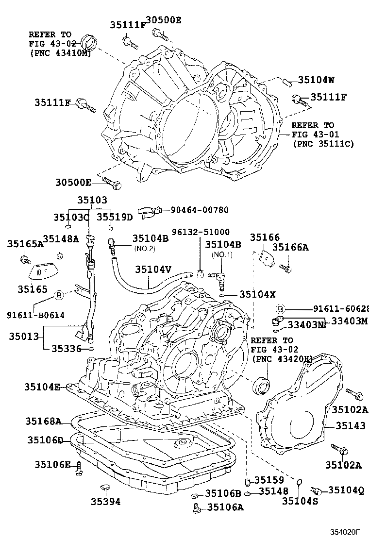 35013-32220 TUBE SUB-ASSY, TRANSMISSION OIL FILLER product image