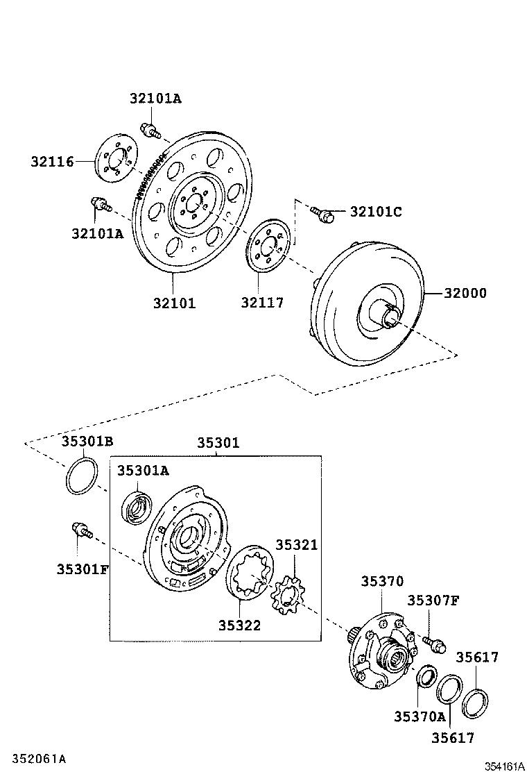 32117-0D030 SPACER, DRIVE PLATE, REAR product image