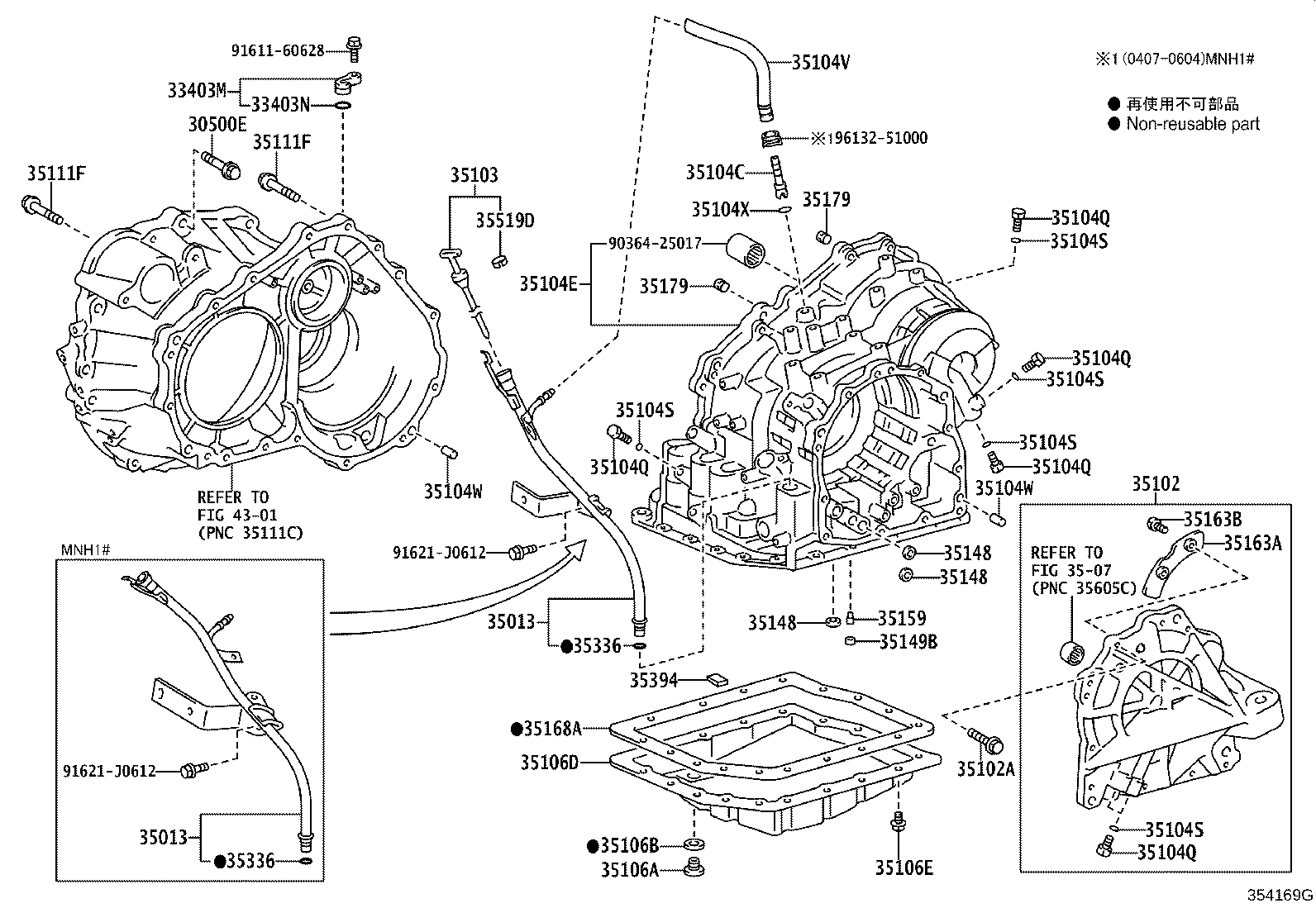 35103-58020 GAGE SUB-ASSY, TRANSMISSION OIL LEVEL product image