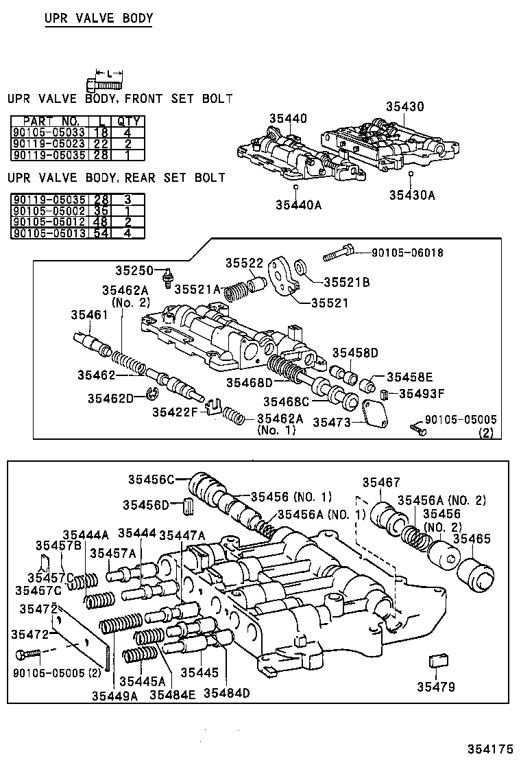 35432-28060 PLATE, VALVE BODY, NO.1 product image