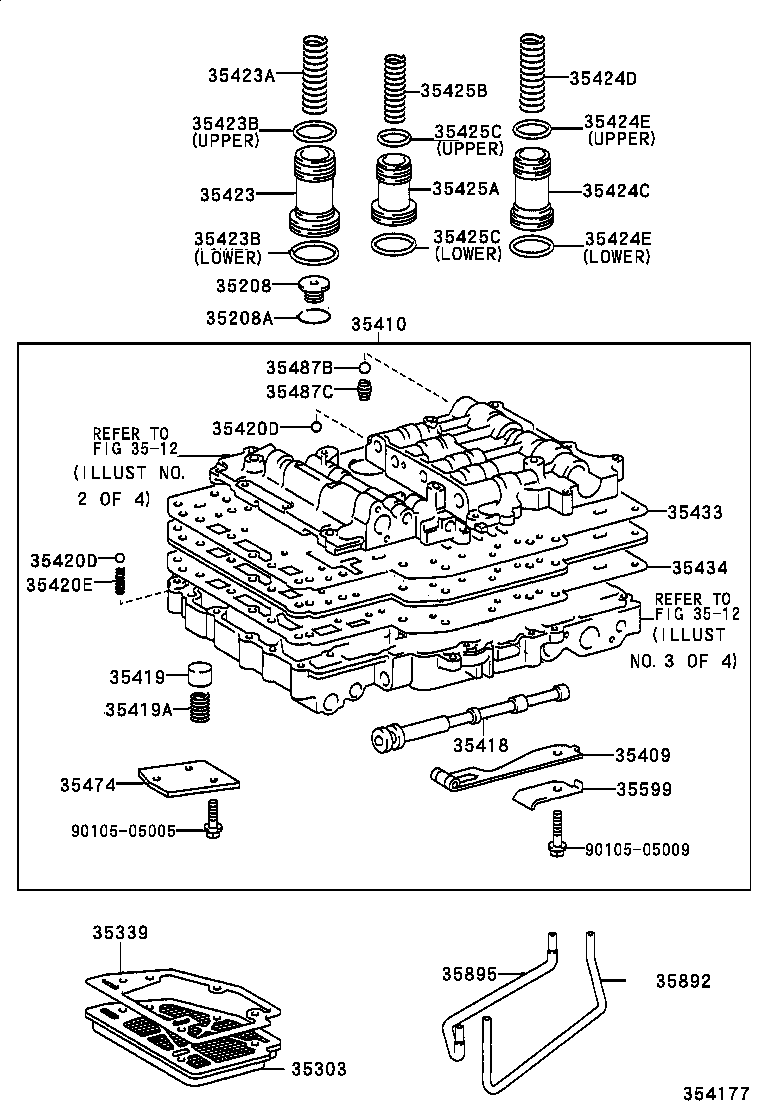 35432-28060 PLATE, VALVE BODY, NO.1 product image