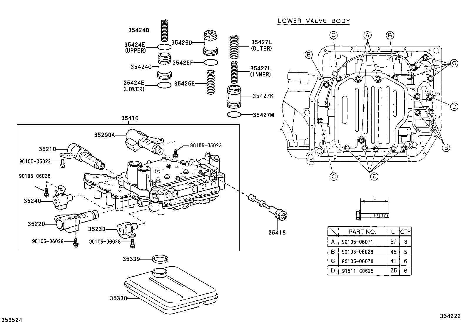 35285-44010 PLATE, SOLENOID LOCK product image
