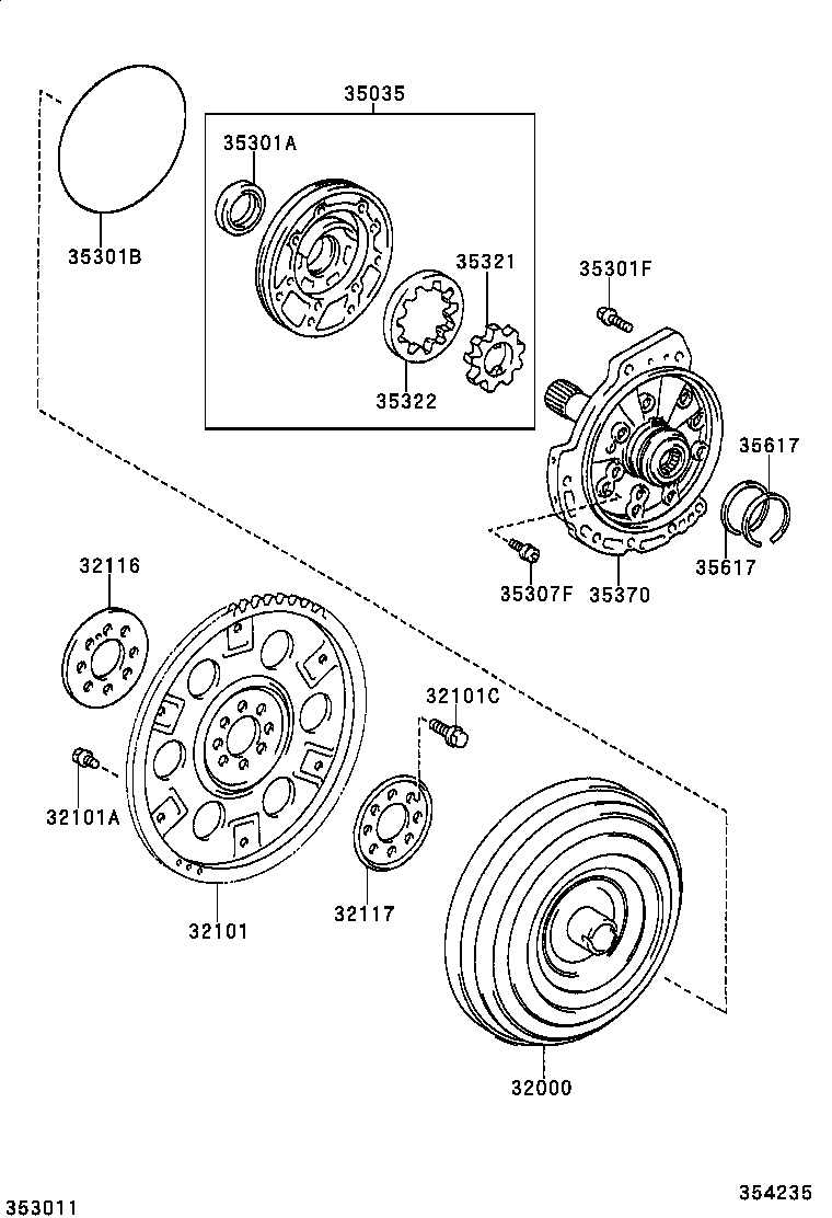 90080-14044 BOLT (FOR STATOR SHAFT) product image