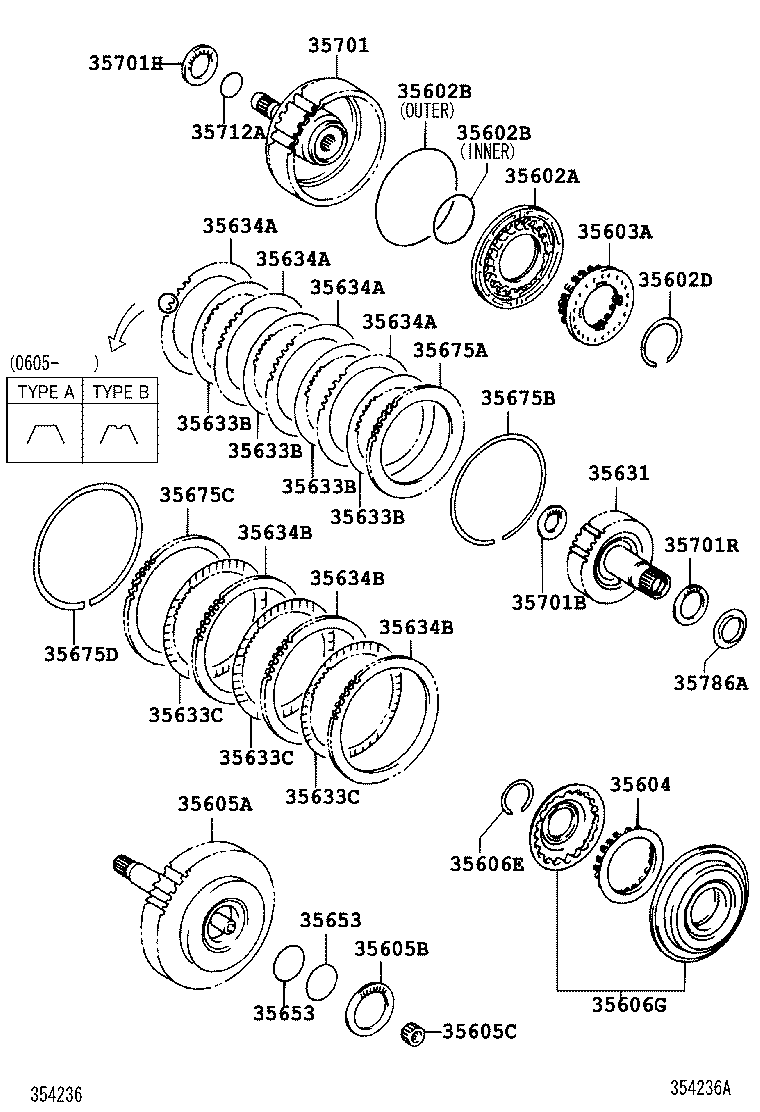 90374-55005 BEARING, THRUST NEEDLE ROLLER product image