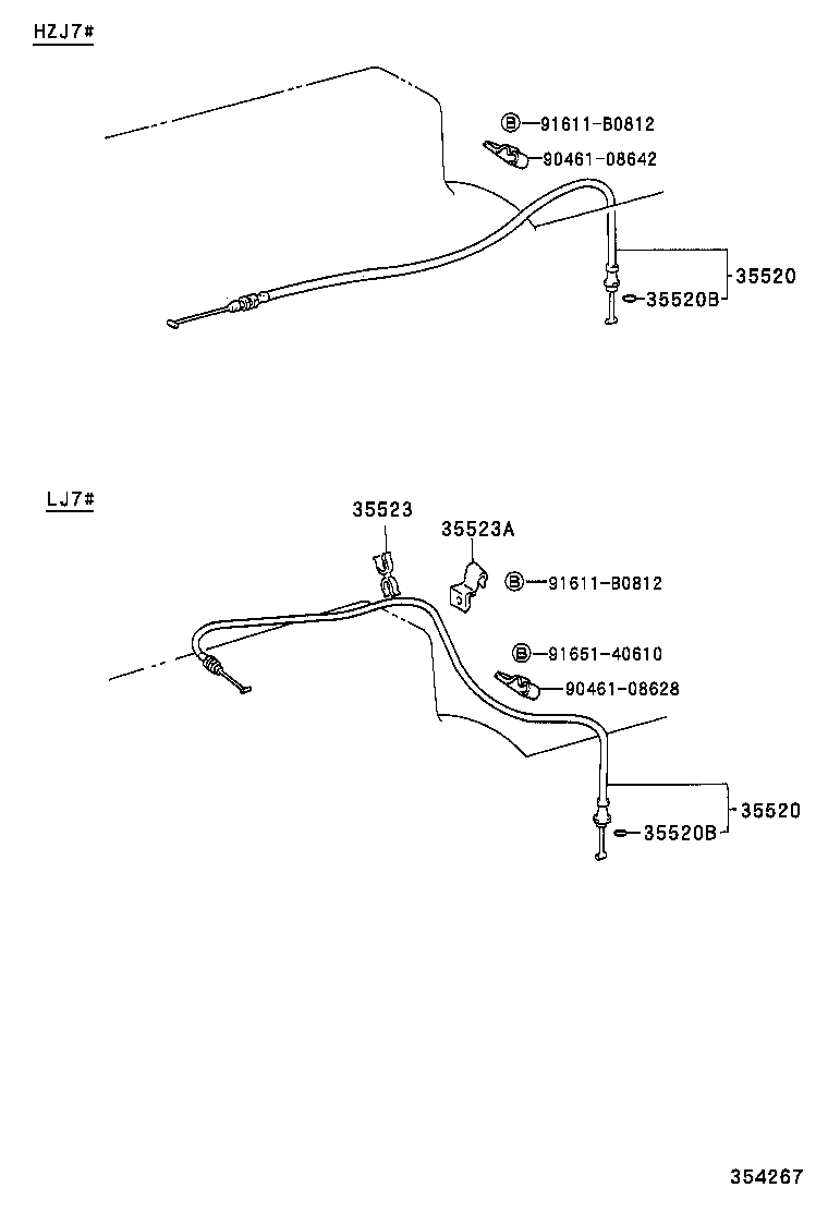35520-60130 CABLE ASSY, THROTTLE product image