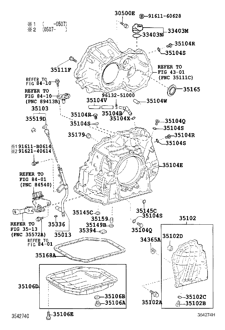 35013-52040 TUBE SUB-ASSY, TRANSMISSION OIL FILLER product image
