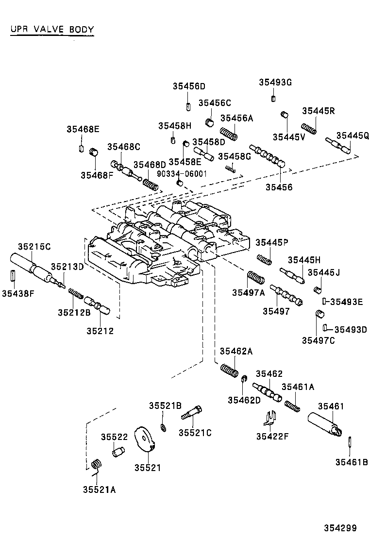 35410-26580 BODY ASSY, TRANSMISSION VALVE product image
