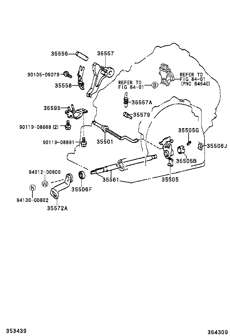 35558-21010 CLAMP, PAWL SHAFT product image