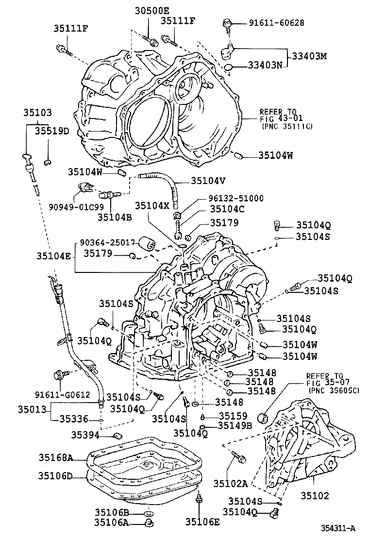 35103-33240 GAGE SUB-ASSY, TRANSMISSION OIL LEVEL product image