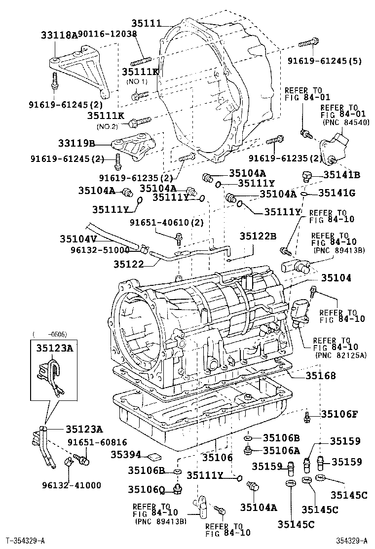 35013-60160 TUBE SUB-ASSY, TRANSMISSION OIL FILLER product image
