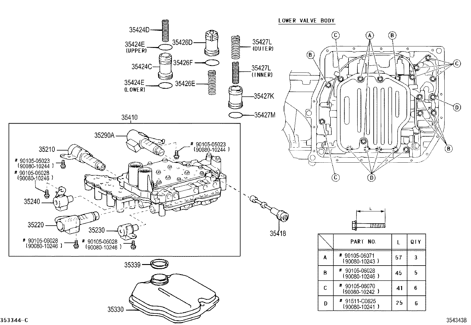 Toyota 35295-07010 PLATE, SOLENOID LOCK, NO.2