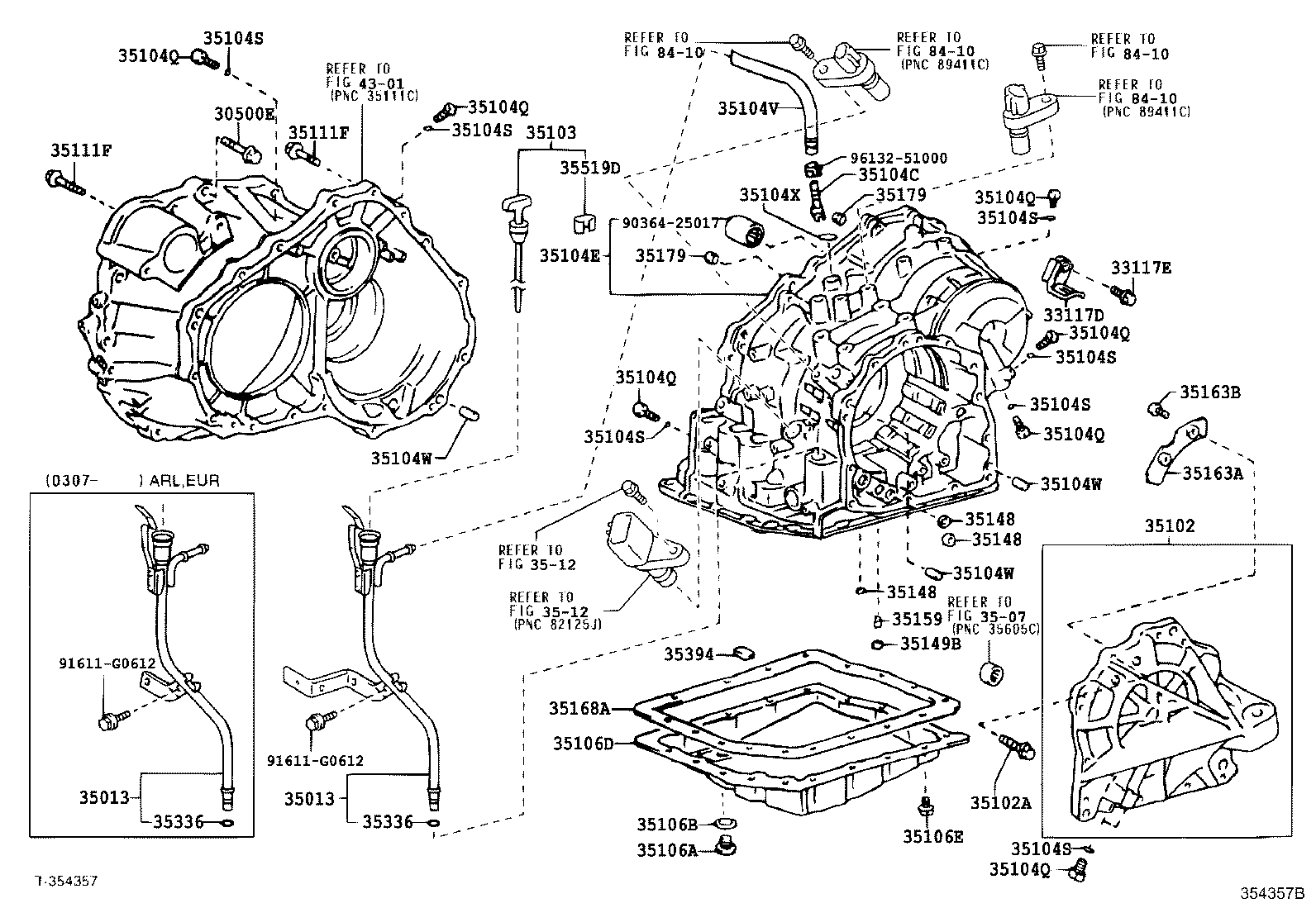 35104-28081 CASE SUB-ASSY, AUTOMATIC TRANSAXLE product image
