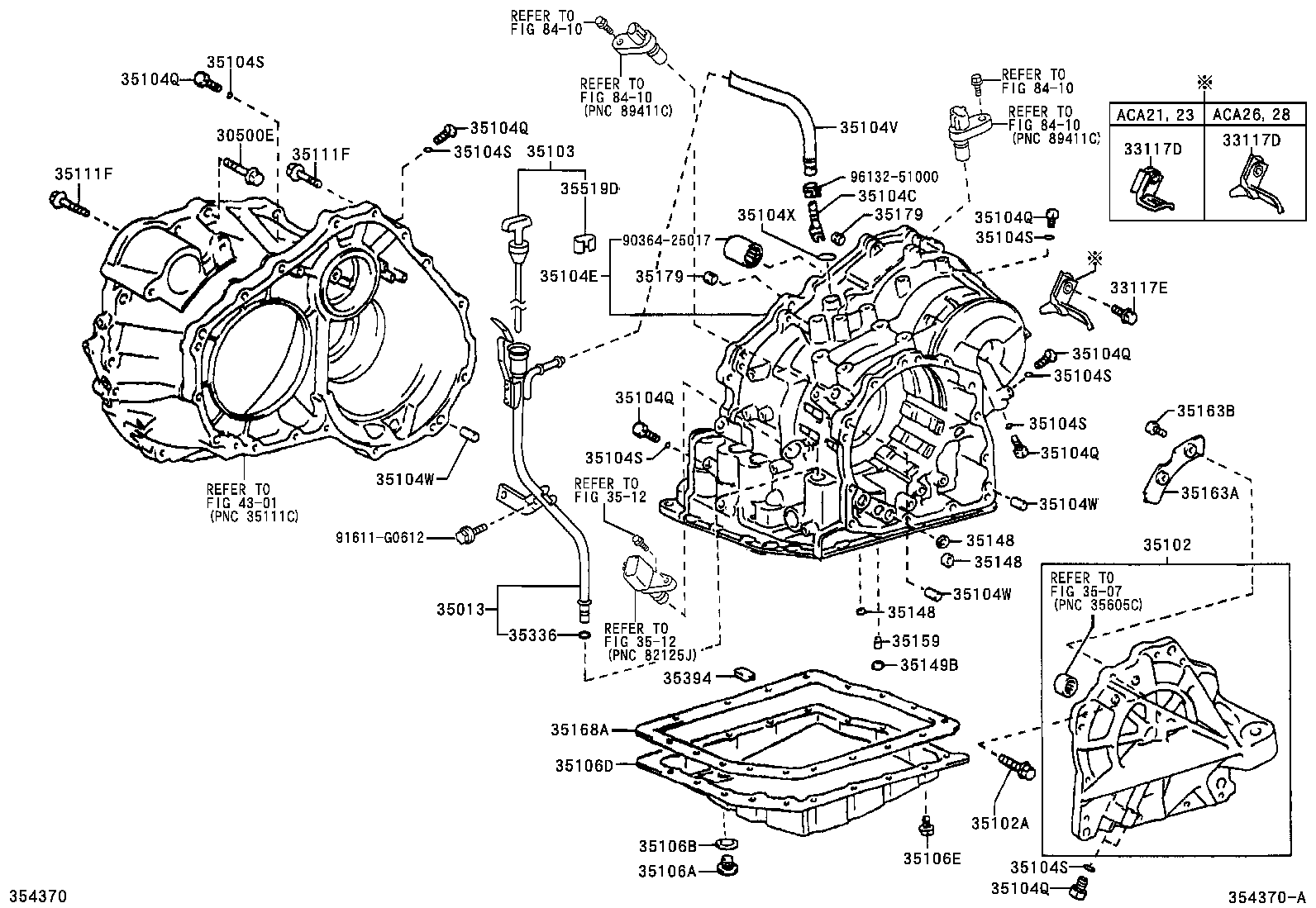 Toyota 33117-28020 PROTECTOR, AUTOMATIC TRANSMISSION CASE