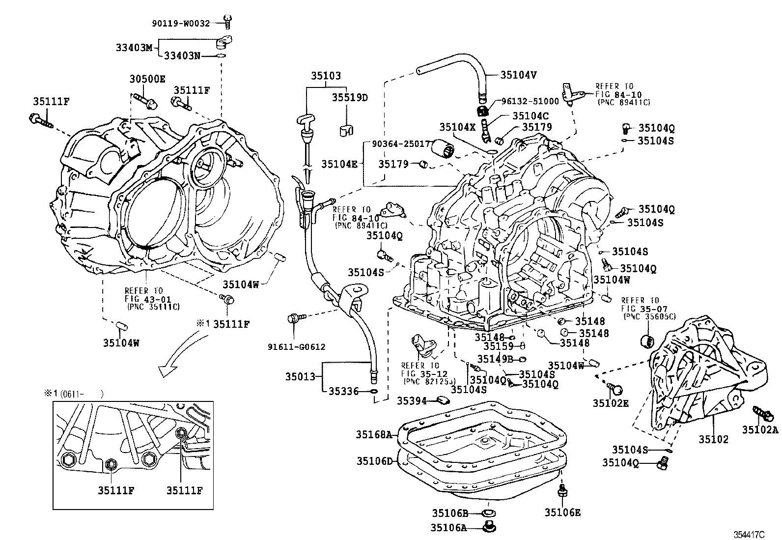 35103-20500 GAGE SUB-ASSY, TRANSMISSION OIL LEVEL product image