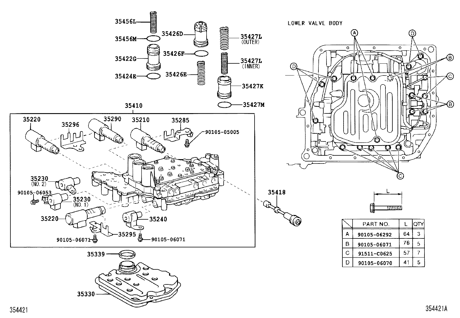 35285-44010 PLATE, SOLENOID LOCK product image