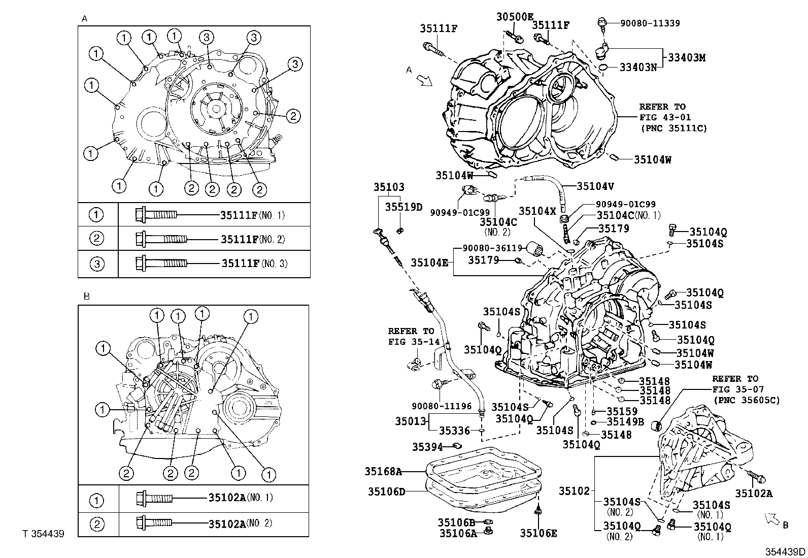 Toyota 35103-08030 GAGE SUB-ASSY, TRANSMISSION OIL LEVEL