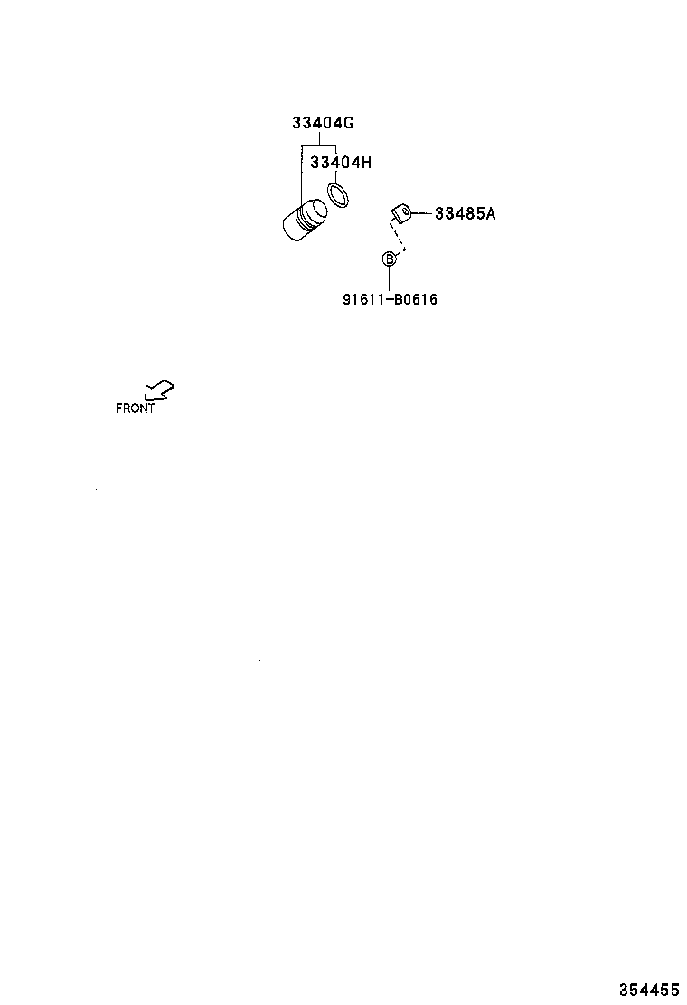 33403-87413 GEAR SUB-ASSY, SPEEDOMETER DRIVEN (ATM) product image