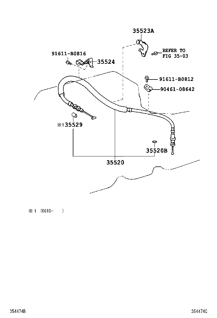 35520-60111 CABLE ASSY, THROTTLE product image