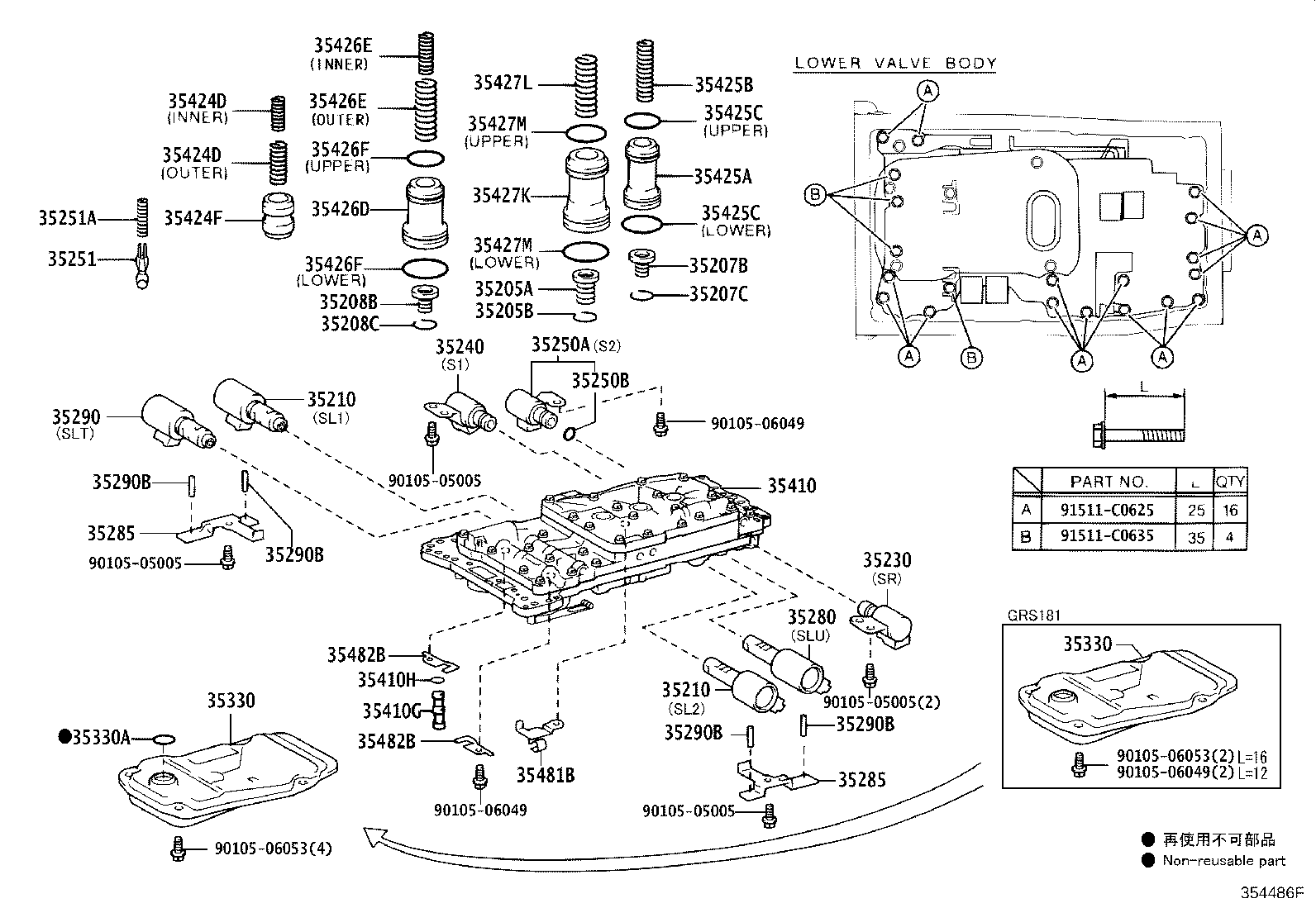 35410-30A20 BODY ASSY, TRANSMISSION VALVE product image