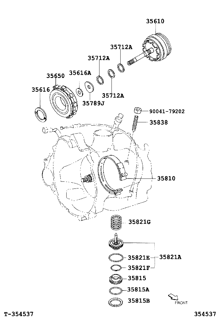 35616-97201 WASHER, CLUTCH DRUM THRUST product image