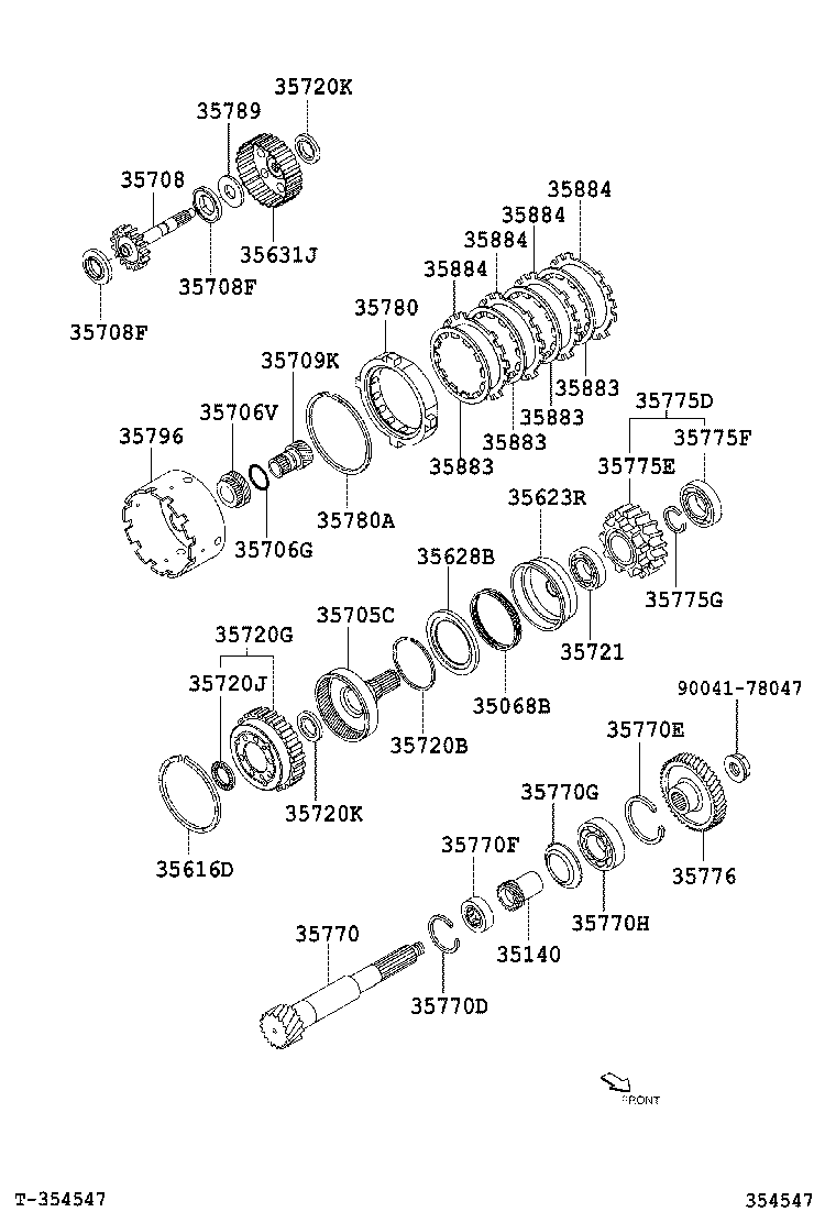 33481-97201 GEAR, SPEEDOMETER DRIVE (ATM) product image