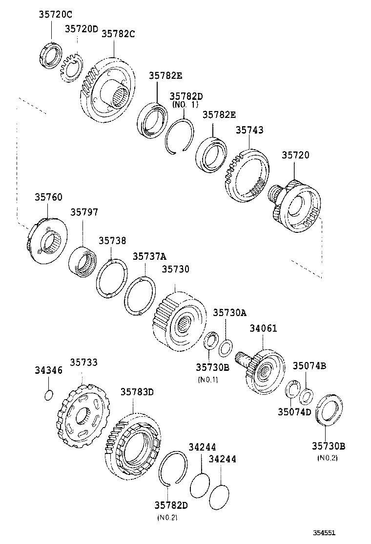 35720-45010 GEAR ASSY, FRONT PLANETARY product image