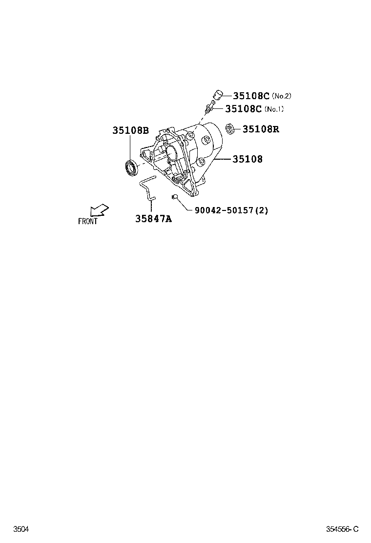 90049-15048 PLUG (FOR AUTOMATIC EXTENSION HOUSING) product image