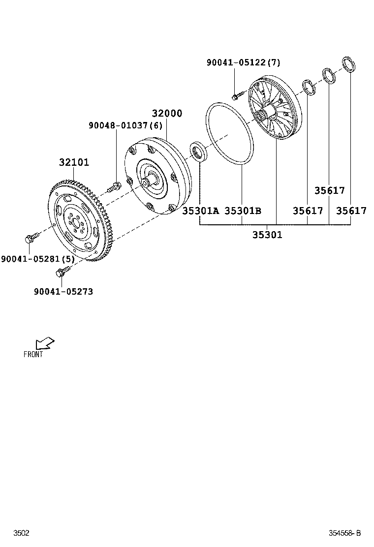 32000-97204 CONVERTER ASSY, TORQUE product image